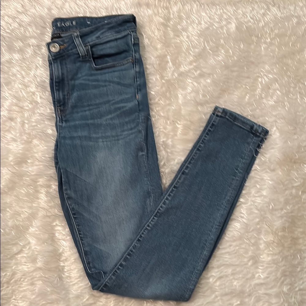 American Eagle Outfitters Blue Skinny Jeans